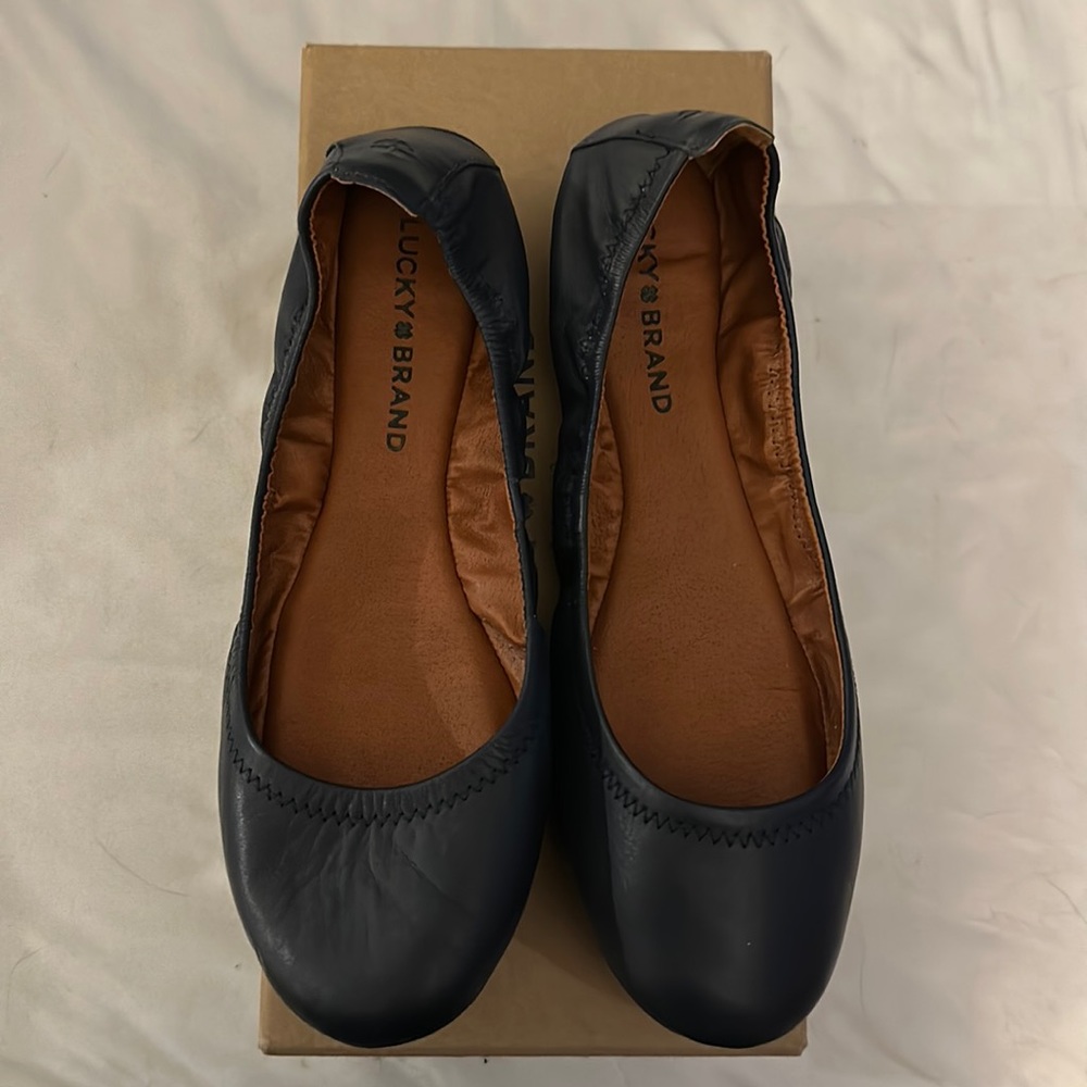 Lucky Brand Emmie Flats Navy
